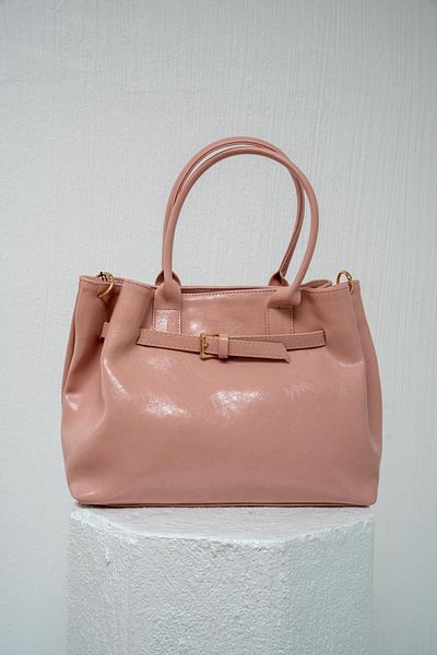 LAMİNTA Γυναικεία τσάντα ώμου Rafi Pink