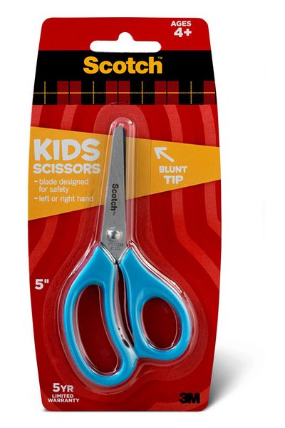 Scotch ™ Kids Scissors 1441B, 5 in, 6 Each/Carton, 6 Carton/Case