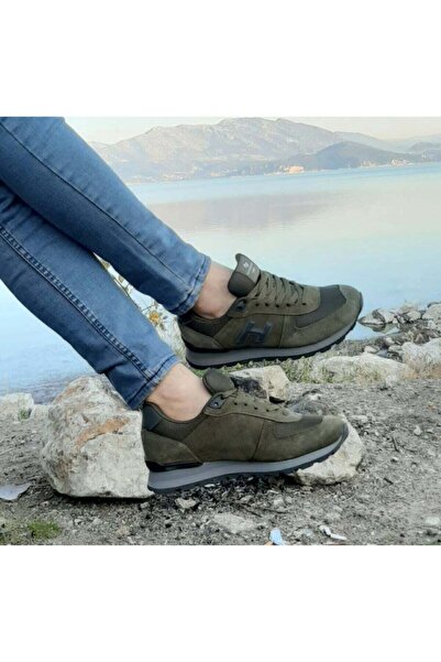 Hammer Jack 19250 Peru, Khaki Color Genuine Leather Sports Shoes