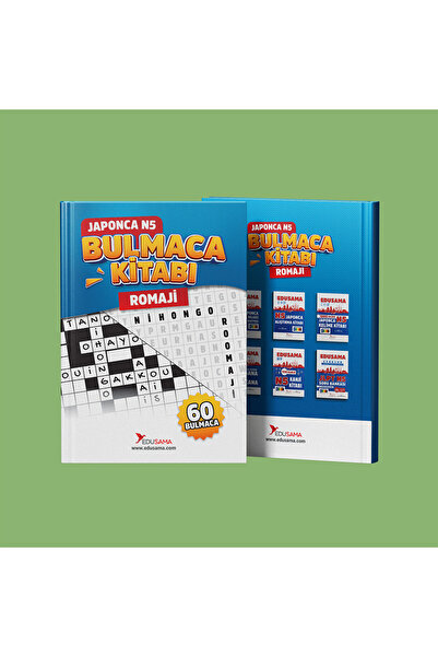 EDUSAMA Romaji - Japonca N5 Bulmaca Kitabı