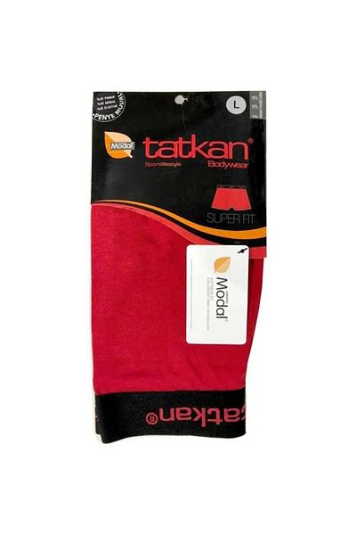 tatkan Men's Boxers 5 Pack Red