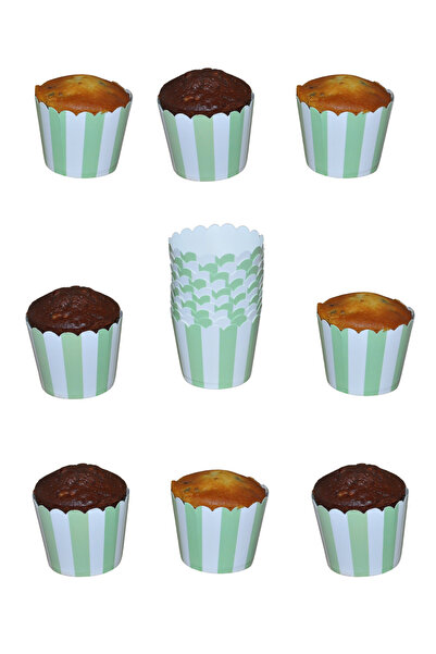 Larenya Cupcake and Muffin Cake Mold for Birthday Party - Set of 25