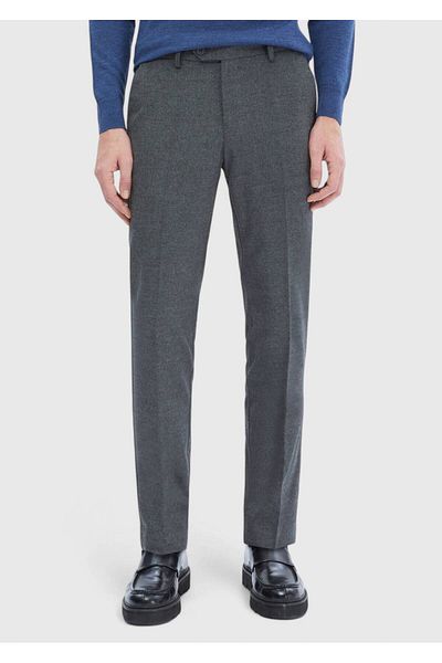 Ramsey Κλασικό παντελόνι Anthracite Plain Woven Slim Fit