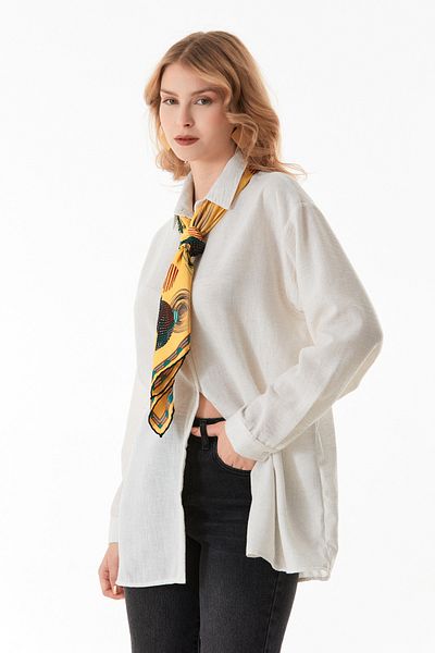 Fulla Moda Buttoned Oversize Shirt