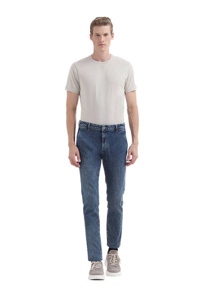 Ramsey Indigo Regular Fit Denim - Παντελόνι από βαμβακερό μείγμα