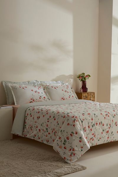 Karaca Home Σετ παπλωματοθήκη Lilian 100% βαμβακερό 120 σύρμα διπλό σατέν