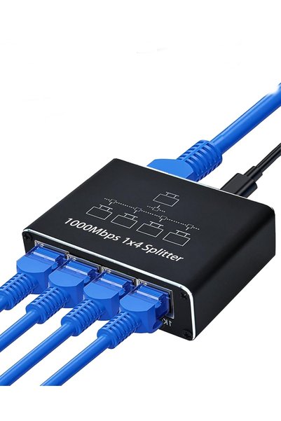 Pmr Rj45 Gigabit Ethernet Multiplexer 1X4 100m Transmission