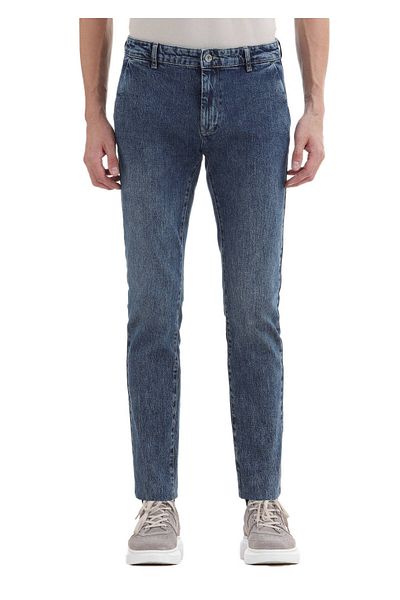 Ramsey Indigo Regular Fit Denim - Παντελόνι από βαμβακερό μείγμα