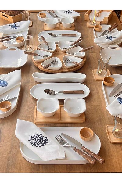 ROSSEV Pure Marina 81 Pieces - Breakfast Set for 6