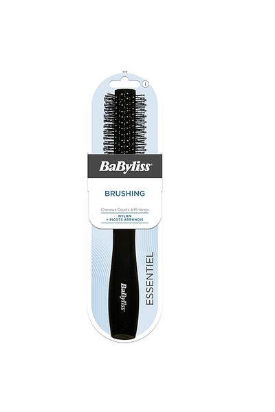 BABYLİSS Babyliss  Hair Brush Plastic Bristles 18Mm - Soft Bristle To Reduce Hair Breakage, Unisex