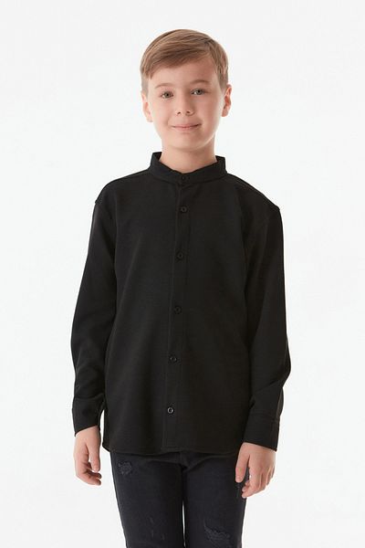 Fulla Moda Момчешка риза със съдийска яка