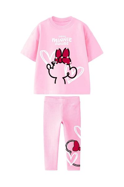Daisy Dolly Girl's Pompom Detailed Cotton Tights Set