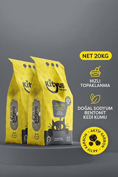 Kityus 2'li Avantaj Paketi Ekstra Topaklanan, Ince Taneli, Tozsuz, Aktif Karb...