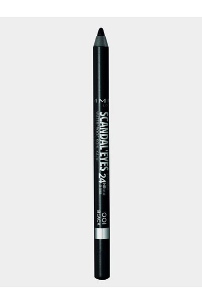 Rimmel Scandaleyes Waterproof Kohl Kajal Liner - Black. A Jet Black Shade.