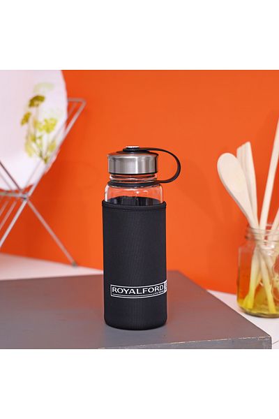 ROYALFORD RF9695 800ML Glass Water Bottle Assorted