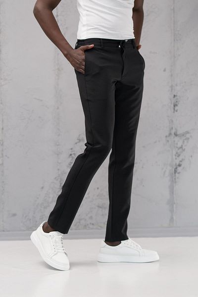 ADVANTE Slimfit Cotton Lycra Jogger Pants with Elastic Waist and Threaded Dobby