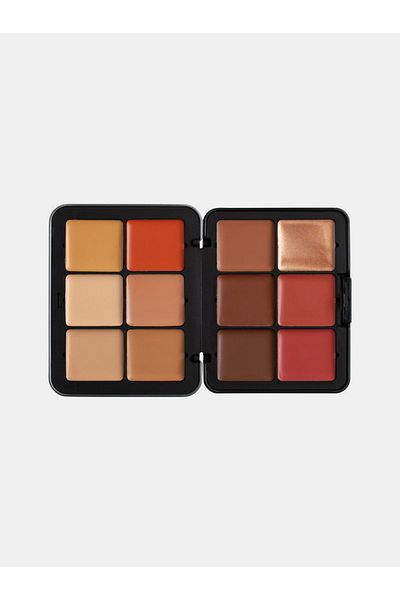 Vanessa Make Up لوحة كريم أحمر الخدود والكونتور، ب