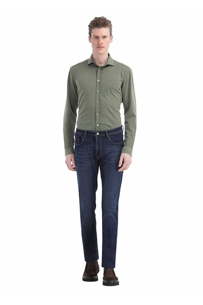 Ramsey Βαμβακερό τζιν παντελόνι Indigo Slim Fit