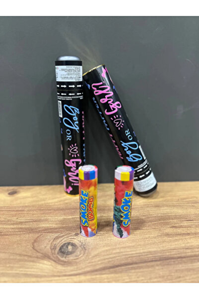 GHOSTZONE CİNSİYET BELİRLEME PARTİSİ SETİ KIZ ÇOCUK KONFETİ VE SİS