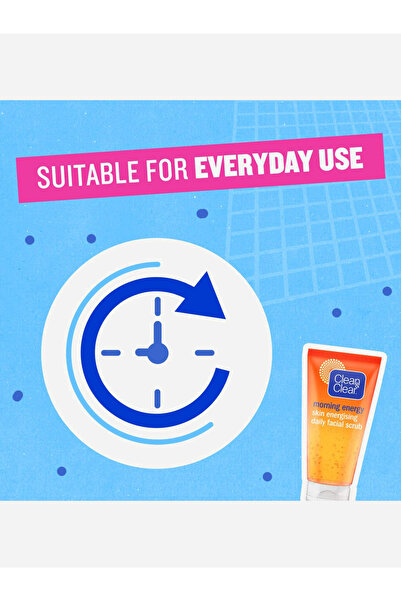 Clean & Clear Skin Energising Daily Facial Scrub 150Ml