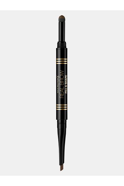 Max Factor Real Brow Fill and Shape Eye Brow Pencil - 03 Medium Brown, 0.66 ml