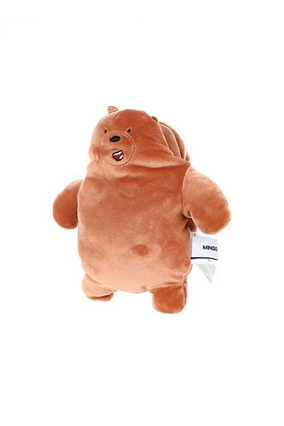 Miniso We Bare Bears Grizzly Bear Shoulder or Crossbody Bag - 21 cm