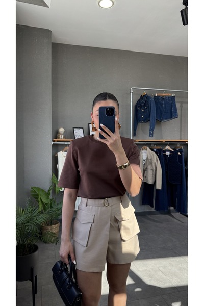 YOUR NAME Тениска без яка Coffee