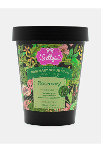 JELLYS قناع مقشر للبشرة بالروزماري، 300 جرام