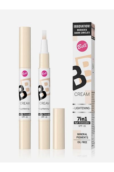 Bell Lightening 7in1 Eye Concealer, 010 Light Beige