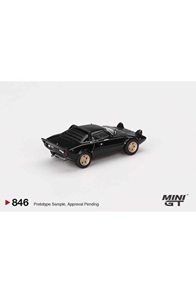 mini gt 1/64 Lancia Stratos Hf Stradale Nero - Blister Package Mgt00846-Bl