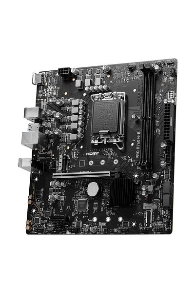 MSI Pro B760M-B Ddr4 4800Mhz (Oc) M.2 1700P Matx Motherboard
