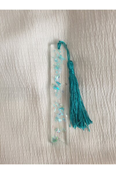 LuArte مساند كتب مزينة بشرابة إيبوكسي