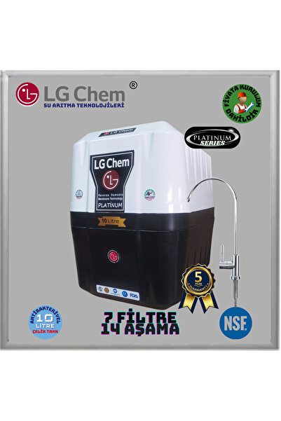 ligth gastro LG Chem PLATINUM ÜCRETSİZ MONTAJ 10 Litre 7 Filtre 14 Aşama GÜMÜ...