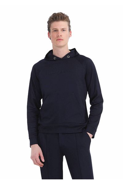 Ramsey Φούτερ με κουκούλα Navy Blue