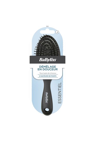 BABYLİSS Babyliss 3D Hair Brush Soft Touch Medium - Lightweight Sleek & Stylish Design, Unisex
