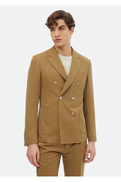 Ramsey Zeroweight Slim Fit Mink Suit