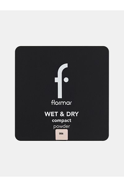 Flormar بودرة مضغوطة جافة ورطبة - 006 كراميل روز