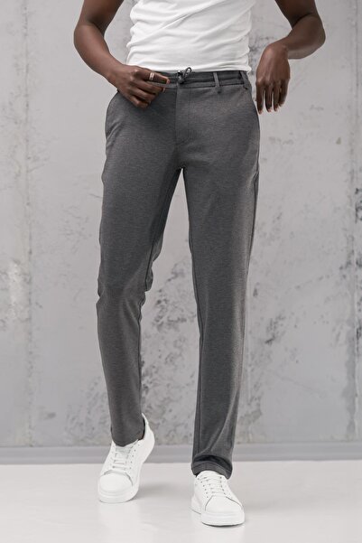 Dorss Брюки-джоггери з еластичним поясом і нитками з віскози, прямий крій, з еластичним матеріалом