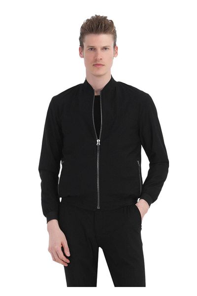 Ramsey Micro Knitted Black Suit