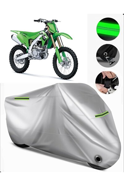 MotoEN غطاء خلفي متوافق مع Kawasaki KX 250 من القماش المشمع الفاخر للدراجات ا...
