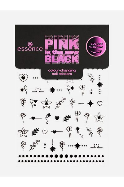Essence PINK Is The New BLACK Colour-Changing Nail Stickers 01