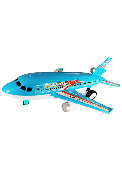 Salamandra Kids Самолет Airbus 380 със светлини и дистанционно управление, син
