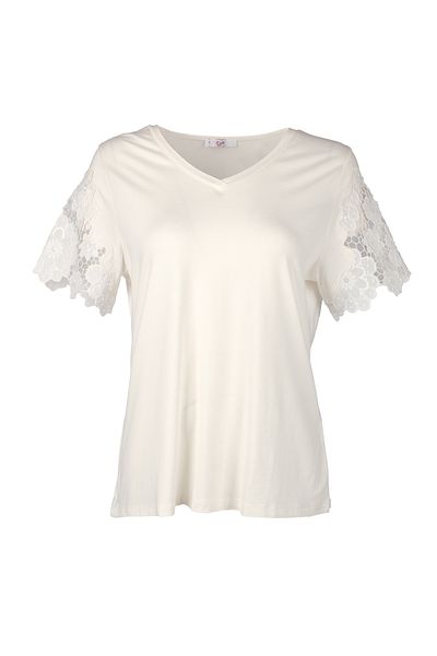 Vedi -Bb Minimalist V-Neck Short Sleeve Ruched Blouse - Casual Chic