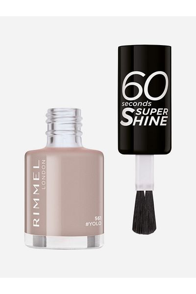 Rimmel 60 Seconds Super Shine Nail Polish 561, #Yolo, 8 ml - 0.25 fl oz