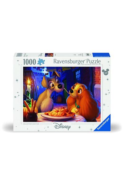 RAVENSBURGER - Lady and the Tramp puzzle 1000 pieces new design