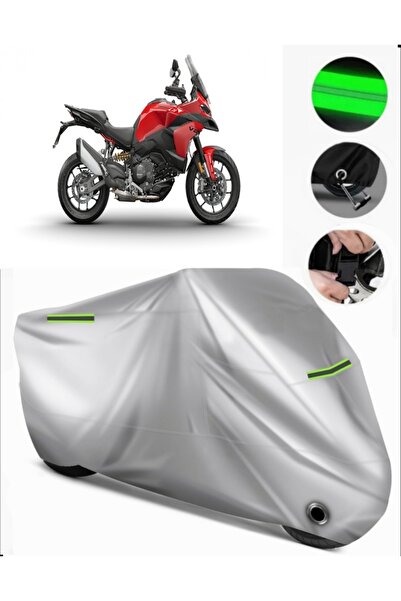 MotoEN Ducati Multistrada V2 S Compatible Motorcycle Tarpaulin Premium (Lock ...