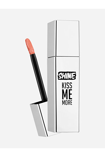 Flormar أحمر شفاه سائل يدوم طويلاً من Shine Kiss Me More - أطراف لامعة، 002 Marmalade