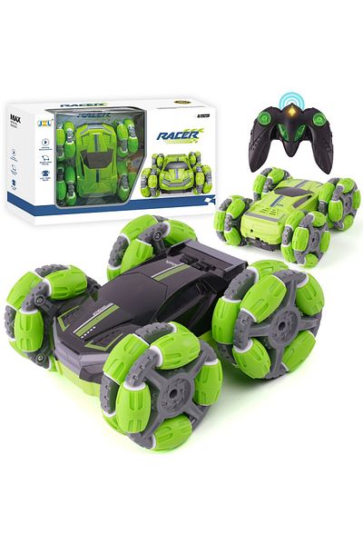 COOYA Remote Control Stunt Car Toy 25.7 X 16.7 X 8.1Cm 25.7 X 16.7 X 8.1 Cm Green