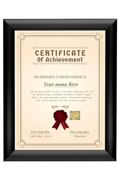 ÖzgürceSeç B4 (25X35) Aluminum Retractable Diploma - Certificate Frame 25 mm