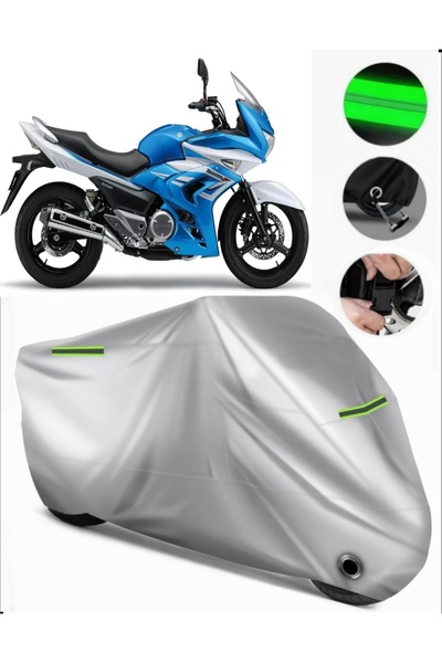 MotoEN غطاء دراجة نارية متوافق مع سوزوكي GW 250F بريميوم (متوافق مع القفل) - ...